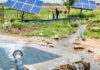 Wie Solidarität selbst im Finanzsystem wirkt Oikocredits indisches Partnerunternehmen Fourth Partner Energy hat etwa solarbetriebene Wasserpumpen für die Landwirtschaft im Angebot. Foto: Opmeer Reports
