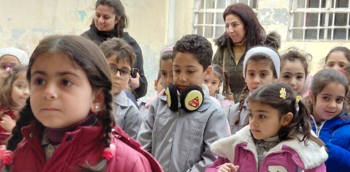 Schülerinnen an der evangelisch-armenischen Schule in Damaskus. Foto: Haaks (GAW)