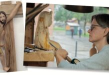 Holz, das Hoffnung atmet