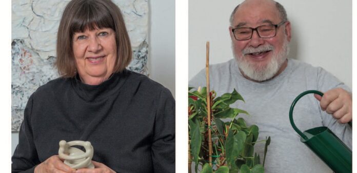 SLebenssatte_Botschaften Porträts von Isolde K.-K. und Klaus H. für die Ausstellung. Fotos: Noack (EW)