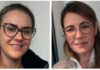 Hoffnung bleibt – auch wenn Licht ausgeht Carina Ines Schmidt und Liudmila Schnabel beim GAW-Jubiläum. Fotos: Borée