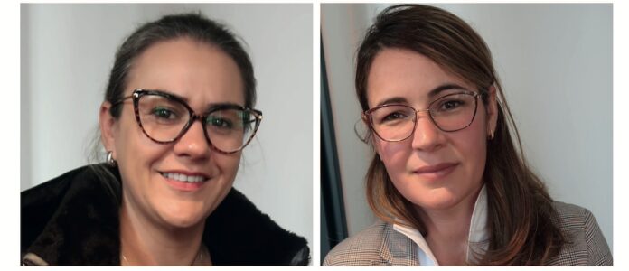Carina Ines Schmidt und Liudmila Schnabel beim GAW-Jubiläum. Fotos: Borée