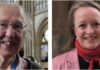 Unterwegs zum tragenden Glaubensgrund Agnes von Kirchbach und Elisa Schneider beim GAW-Jubiläum. Fotos: Borée
