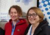 Gegen den Strom der Gewohnheit Inge Rühl, Vorsitzende der Frauenarbeit im GAW sowie die Pfarrerinnen Anna Polcková und Eva Oslikova aus der Slowakei (von links) beim Jubiläum der GAW-Frauenarbeit in Leipzig. Foto: Borée
